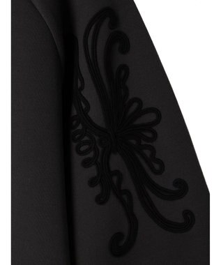 Green Parks ■ＥＳＣＡＲ　コードモチーフ刺繍プルオーバー Charcoal Gray