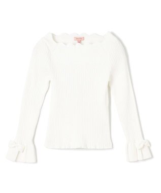 TOCCA 【洗える】ZIGZAG KNIT プルオーバー オフ系