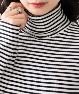 WEGO リブボーダーロンT 柄1