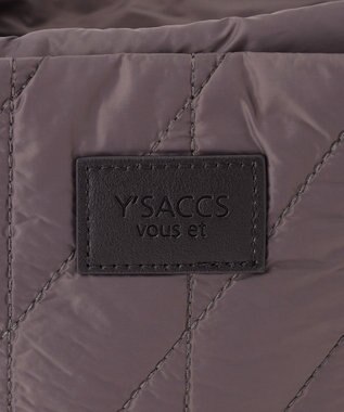 Y'SACCS 【Y’SACCS vous et】キルティングボックストート　Sサイズ ダークグレー