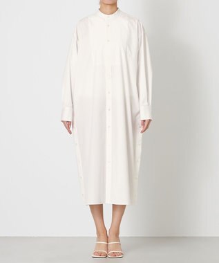 NAVE 【ReNAVE・セットアップ可/洗える/接触冷感/UVケア】コットンポリブロード ワンピース ホワイト系
