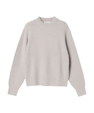 Green Parks フェザーモックネックニットプルオーバー Light Gray
