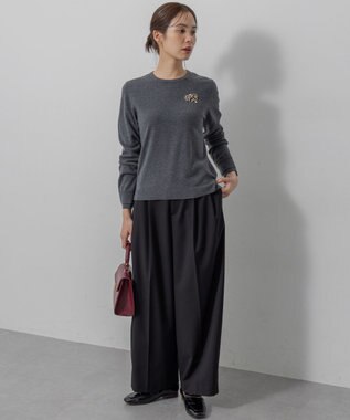 組曲 S ニューシックニットクルーネックプルオーバー グレー系