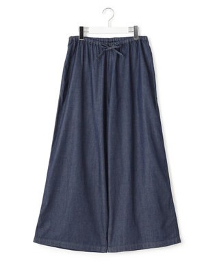 【WOMEN】ダンガリーワイド デニムパンツ