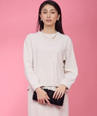 【KUMIKYOKU NAVY】コンフォータブルアムンゼン ティアードブラウス