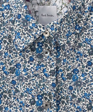 Paul Smith リバティプリント 長袖シャツ ライトブルー