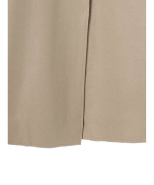 Green Parks フード付き裏ボアロングコーディガン Beige