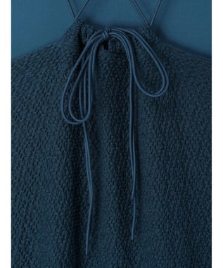 Green Parks 表面カット細ひもキャミワンピース Navy