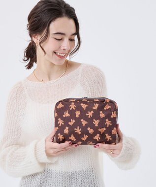 LeSportsac EXTRA LARGE RECTANGULAR COSMETIC/テディベアワンダーランド