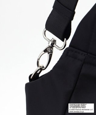 Y'SACCS SNOOPYデザイン　ギャザー2wayミニトート ブラック