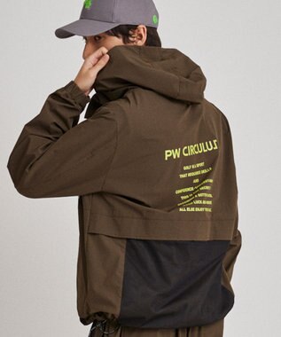 PW CIRCULUS 【撥水加工/軽量/ストレッチ】【MEN】メッシュコンビブルゾン カーキ系