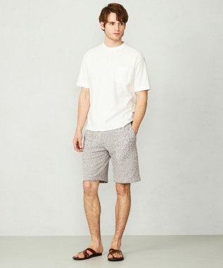 JOSEPH ABBOUD MOUNTAIN 【SPACE／UNISEX】オーガニックコットンスラブプレーティング天竺 Tシャツ ホワイト系