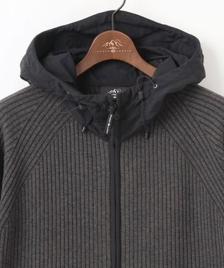 JOSEPH ABBOUD MOUNTAIN 【チクチクしない/ストレッチ】SNOWYコンビパーカー グレー系