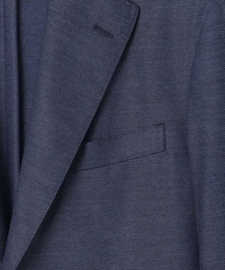 J.PRESS MEN プールに浮いているような快適な着心地【ストレッチ / 洗える / 吸水速乾/ 接触冷感】【J.PRESS-POOL WOOL】ジャージーセットアップ ジャケット ネイビー系