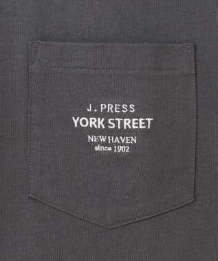 J.PRESS YORK STREET 【UNISEX】ワンポイントロゴTシャツ グレー系