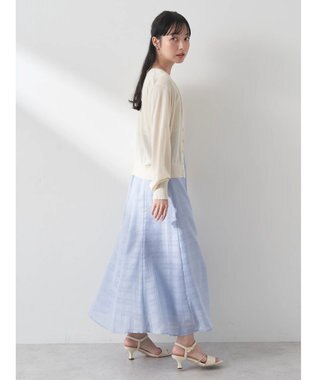 earth music&ecology シアークルーカーディガン Ivory