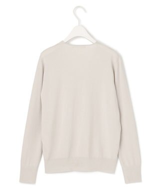 ICB 【WEB限定カラーあり・接触冷感・UVケア・洗える】 シンセティックハイゲージ Vネックプルオーバー トープ系