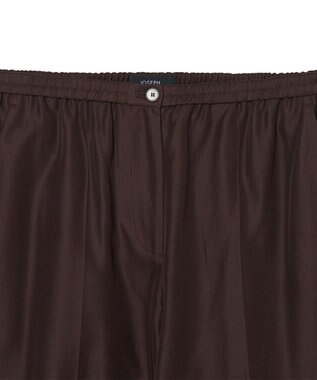 JOSEPH ソフトコットンシルク　クロップドトラウザーズ Ebony