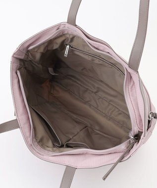 Y'SACCS コーデュロイライクナイロントート ピンク