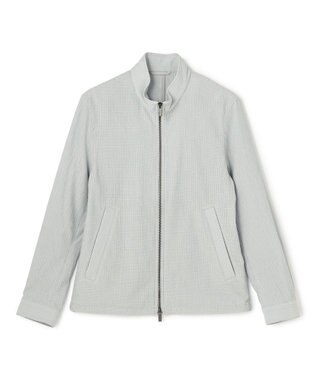 JOSEPH HOMME 【新型】トリコサッカーストレッチ スタンドカラーブルゾン ライトグレー系