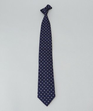 GOTAIRIKU 日本縫製/オリジナル柄【Fermo Fossati】ネクタイ_小紋柄 ネイビー系8