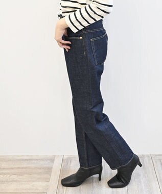 caqu FS rollup boy`s Ⅲ 定番ボーイフィットデニム re.birth