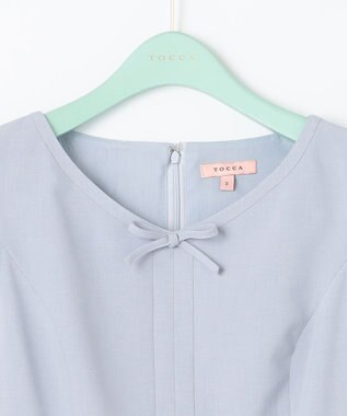 TOCCA 【消臭・吸水速乾・洗える！】AFTER RAIN ドレス サックスブルー系