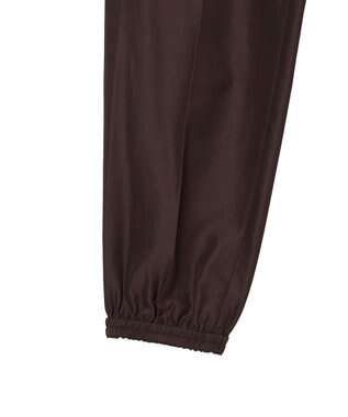 JOSEPH ソフトコットンシルク　クロップドトラウザーズ Ebony