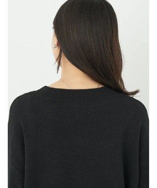 earth music&ecology バックヘムプリーツチュニック Black