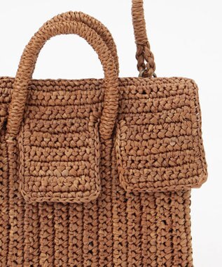 GRACE CONTINENTAL MAISON N.H Paris ミニショルダーポーチ ブラウン