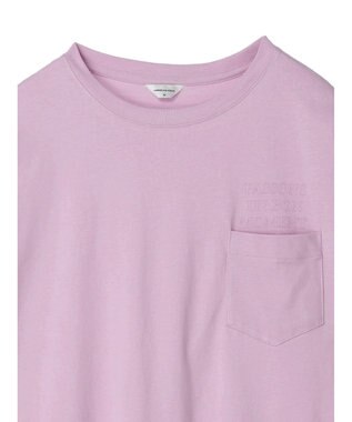 AMERICAN HOLIC ポケット付きロゴカットチュニック Pink