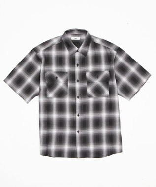 WEGO オンブレチェックシャツ（SS） 柄1