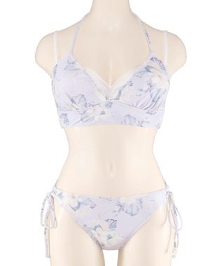 San-ai Resort（三愛水着楽園） 【FUWAMARU】レイヤードノンワイヤービキニ　9M　【San-ai Resort（サンアイリゾート）】 パープル