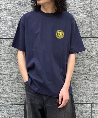 WEGO 【ユニセックス着用ITEM/MLサイズ展開】BENDAVISサークルロゴT（SS） ネイビー