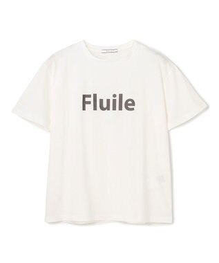 BEIGE， STELLERITE / コットンロゴTシャツ Off