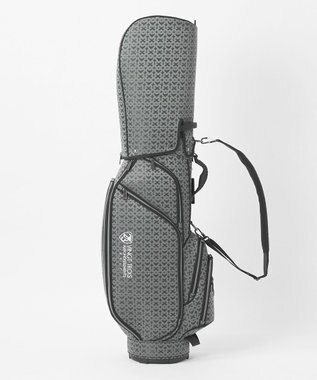 23区GOLF 【UNISEX】モノグラムライトキャディバッグ　ベテランゴルファーにもおすすめなモダンデザイン ブラック系5