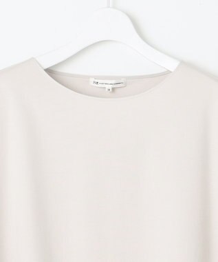 23区 L 【洗える】スムースデザイン フォルム カットソー ベージュ系