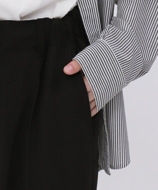 WEGO ローライズバギーフレアスラックス ブラウン