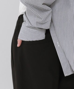 WEGO ローライズバギーフレアスラックス ブラウン