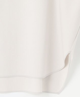 23区 L 【洗える】スムースデザイン フォルム カットソー ベージュ系