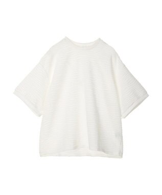 Green Parks ・Ｐｅｔｉｔ　Ｆｌｅｕｒ　ウェーブカットオーバーＴＥＥ Off White