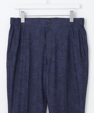 23区GOLF 【MEN】ステッカー柄プリント パンツ ネイビー系4