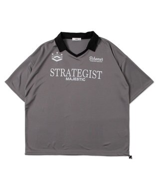 WEGO 【ユニセックス着用ITEM/MLサイズ展開】ドロストゲームシャツプルオーバー グレー