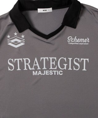 WEGO 【ユニセックス着用ITEM/MLサイズ展開】ドロストゲームシャツプルオーバー グレー