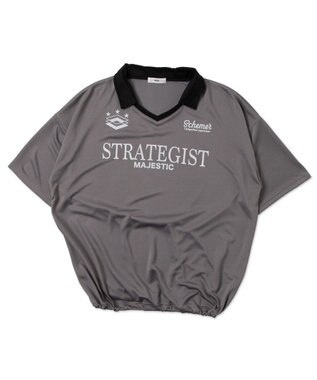 WEGO 【ユニセックス着用ITEM/MLサイズ展開】ドロストゲームシャツプルオーバー グレー