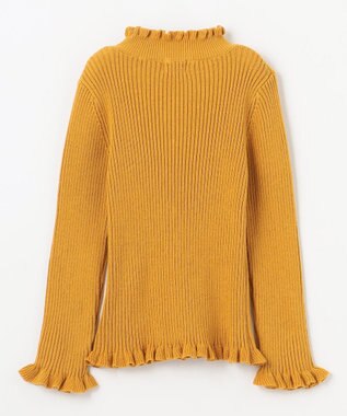 組曲 KIDS 【110-140㎝】リブニット マリーゴールド系