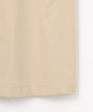 J.PRESS LADIES 【洗える・撥水】ドライツイルストレッチ ノーカラー コート ベージュ系