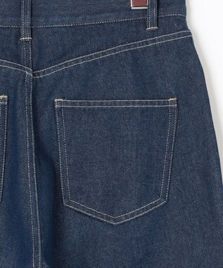 Feroux ランダムパールデニム パンツ ネイビー系