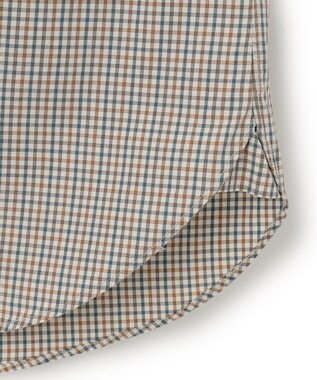 J.PRESS MEN 【WEB限定】ポプリンチェック J刺繍 シャツ/B.D アイボリー系3