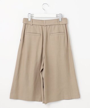 自由区 【XSサイズ～/洗える/セット可】キュプラリネンシャンタン ショートパンツ ベージュ系